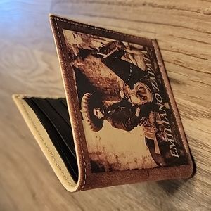 Emiliano Zapata Portrait Bi-Fold Wallet
